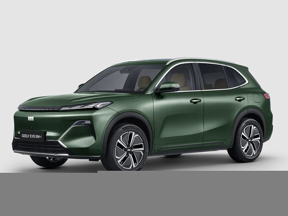 Geely EX5 EM-i Макс, зеленый
