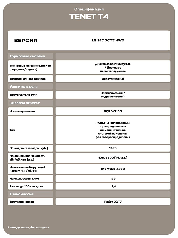 TENET T4 Прайм, серый