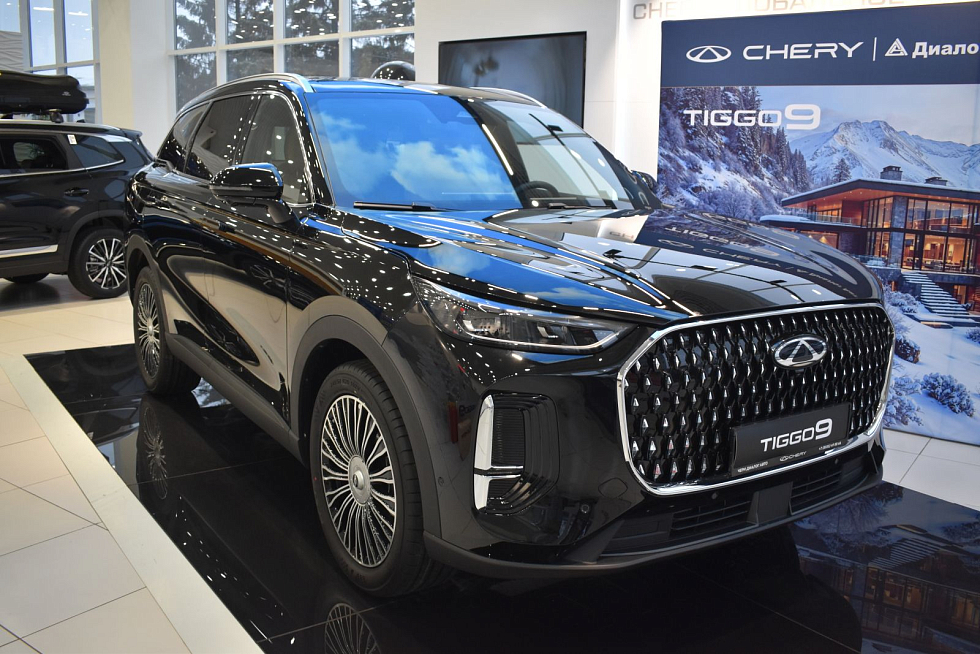 Chery Tiggo 9 , черный