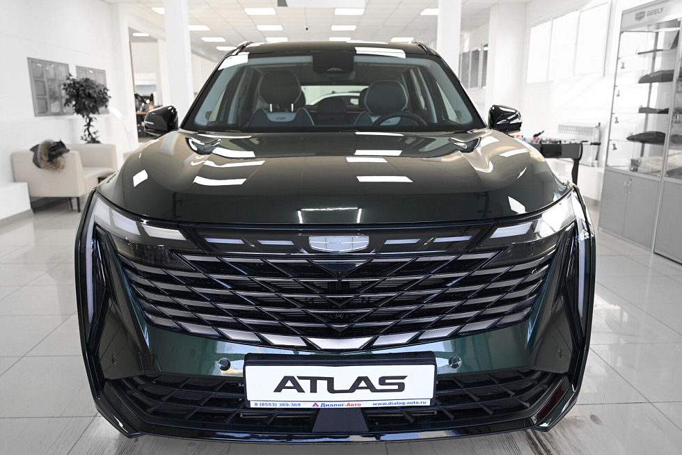 Geely Atlas , зеленый