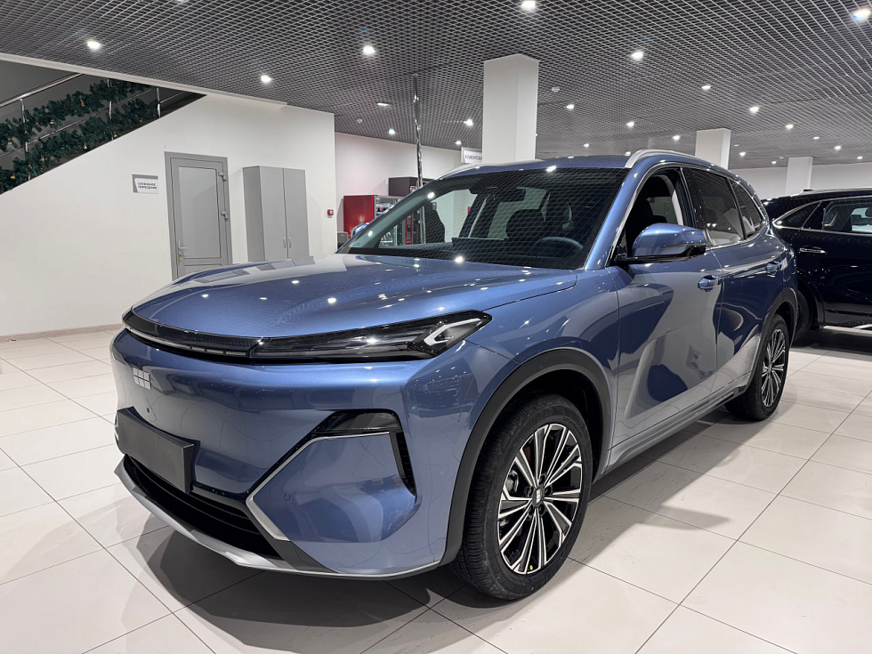 Geely EX5 EM-i Макс, синий