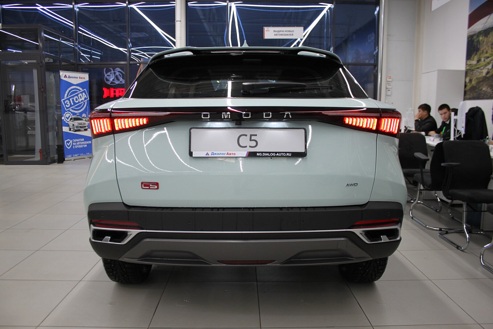 Omoda C5 Ultimate, зеленый