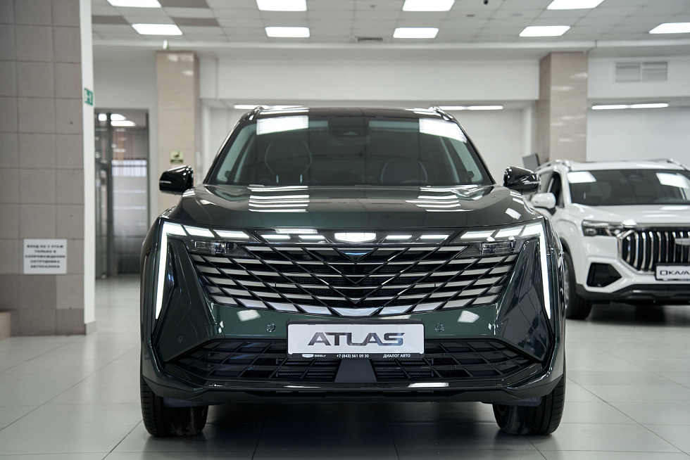 Geely Atlas Спорт, зеленый