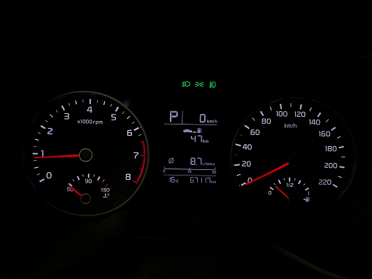 Kia Rio Luxe, 2020 года, пробег 67000 км