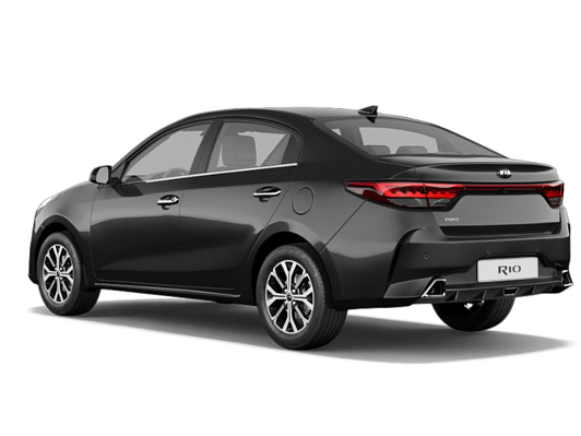 Kia Rio Luxe AV, черный