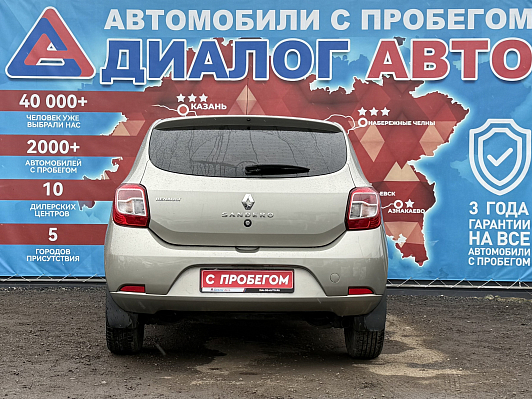 Renault Sandero Privilege, 2017 года, пробег 119786 км