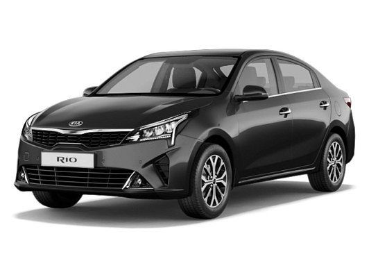 Kia Rio Luxe AV, черный