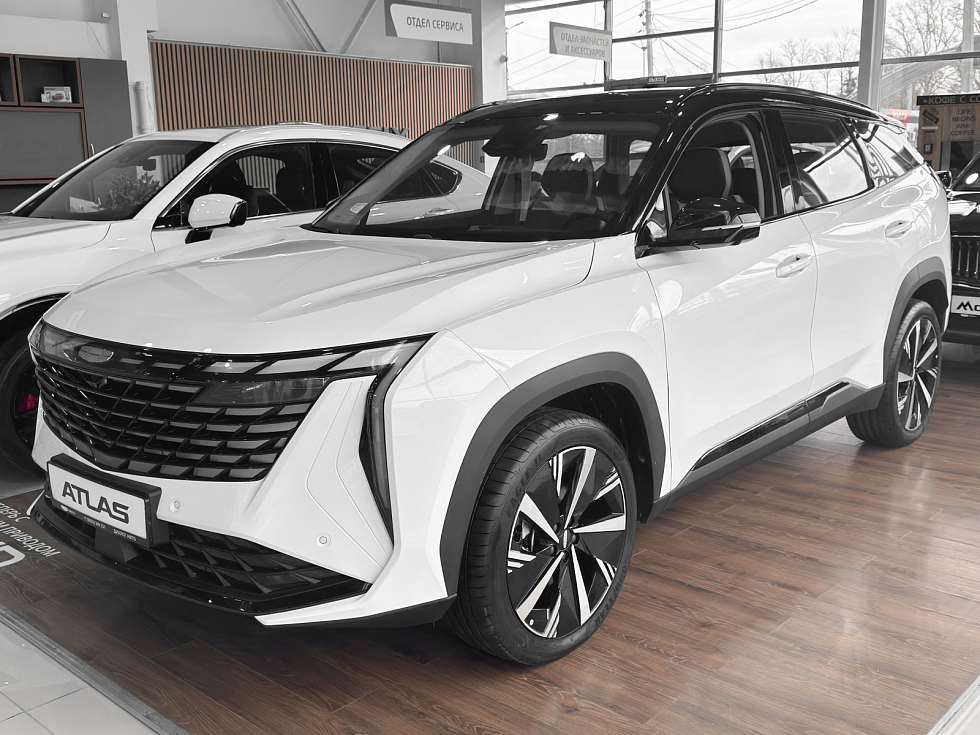 Geely Atlas Флагман, белый