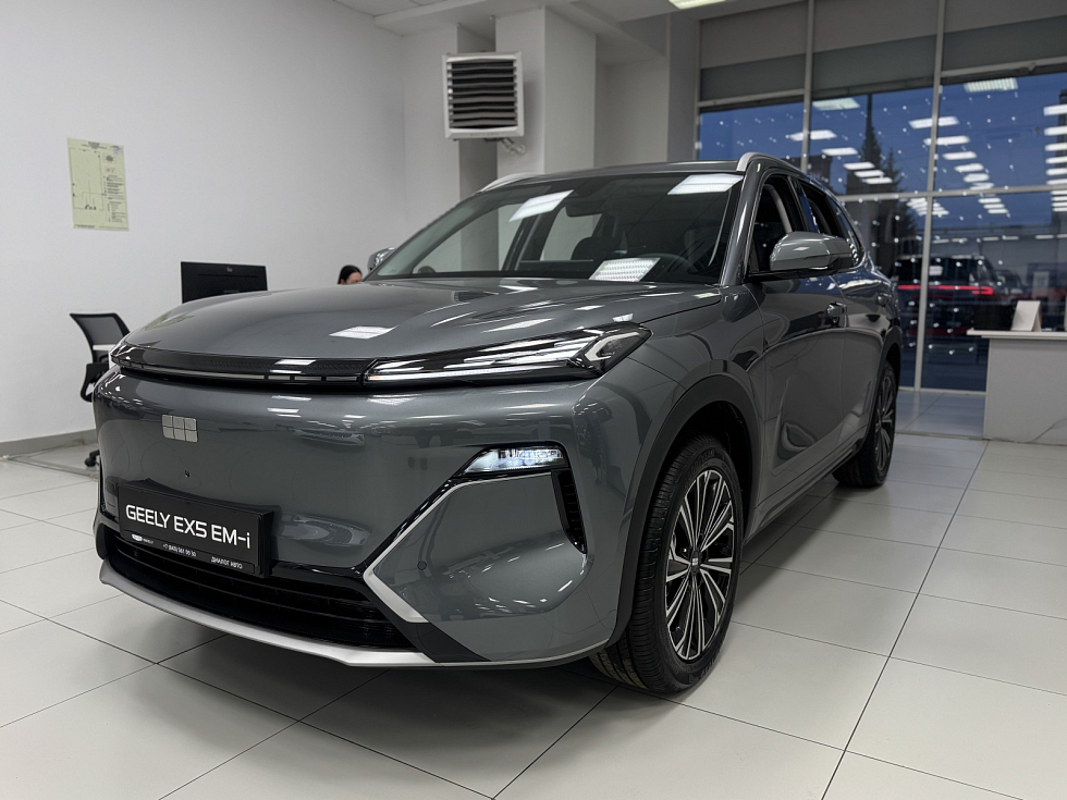 Geely EX5 EM-i Max, серый