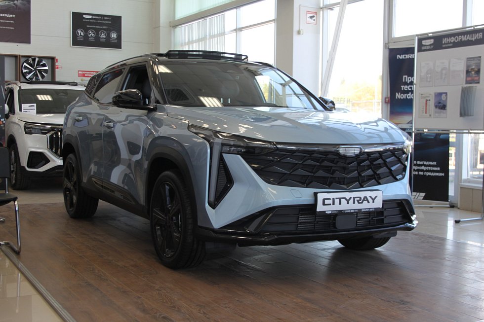 Geely Cityray Спорт, голубой