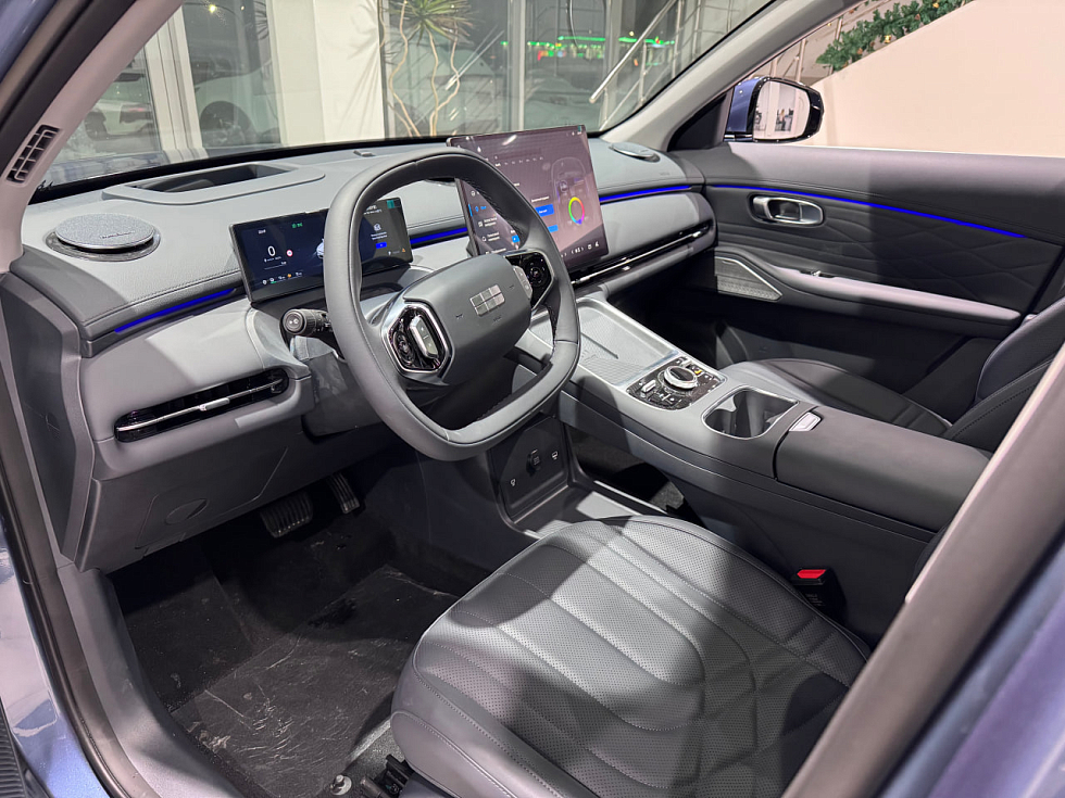 Geely EX5 EM-i Max, синий