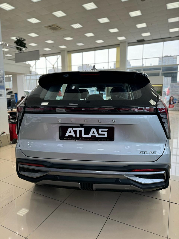 Geely Atlas Флагман, серебряный