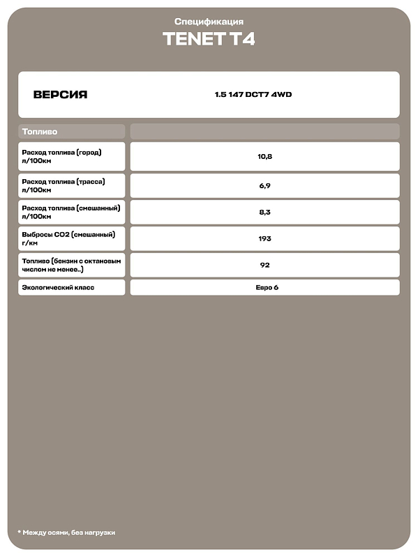 TENET T4 Прайм, серый