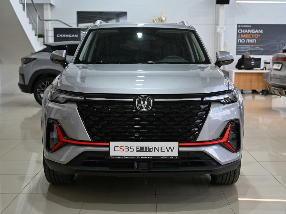 Changan CS35 Plus Техно, серебряный