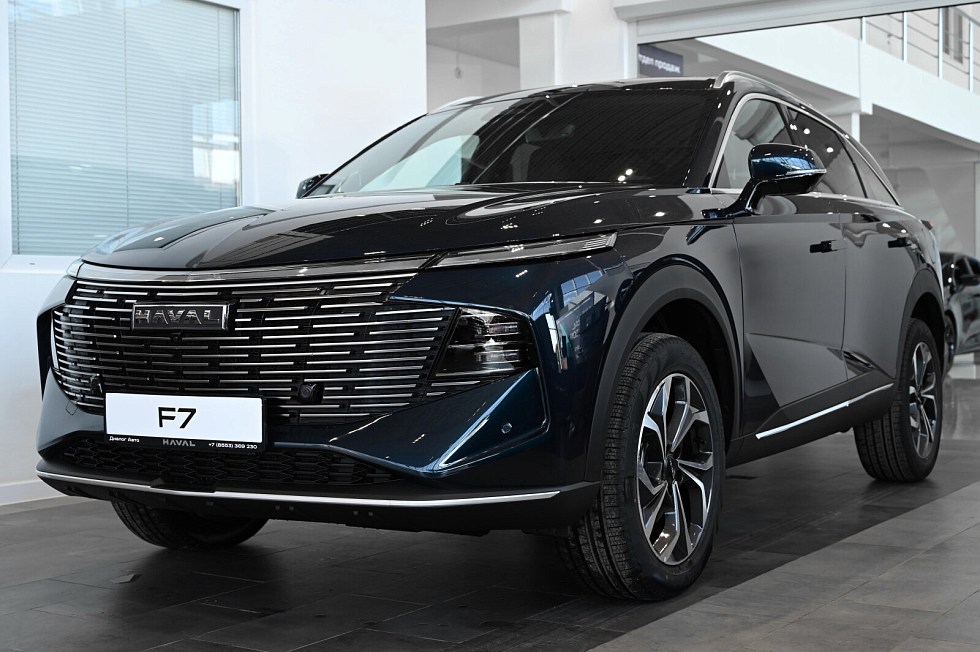 Haval F7 Оптимум, голубой