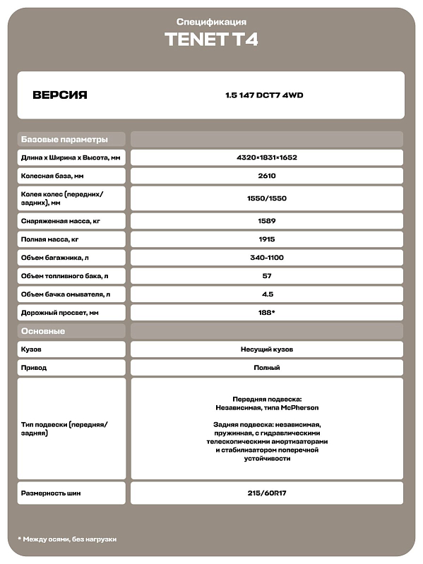 TENET T4 Active, серый