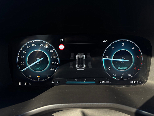 Hyundai Santa Fe Prestige 7 мест + Smart Sense, 2022 года, пробег 99644 км