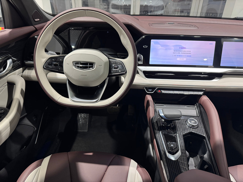 Geely Monjaro Flagship, белый