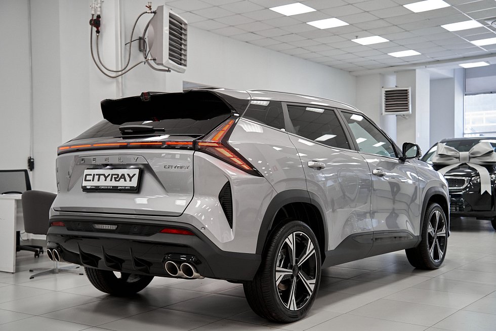 Geely Cityray Флагман, серебряный