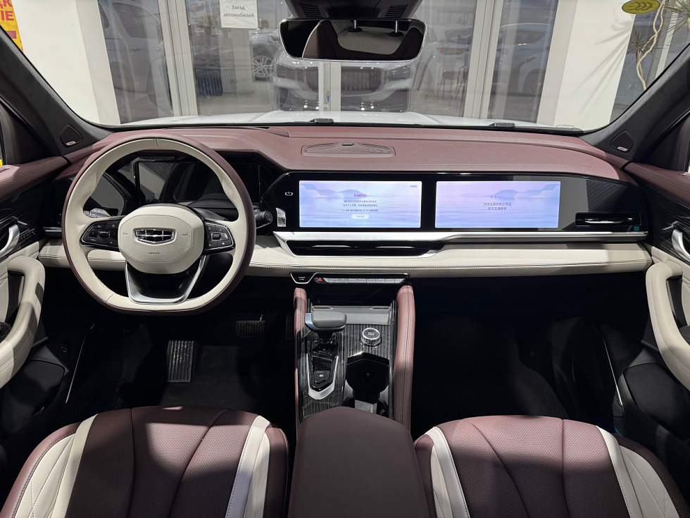 Geely Monjaro Flagship, белый