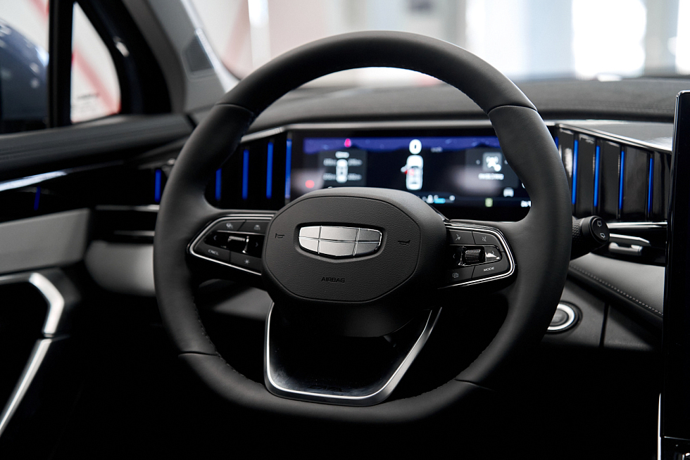 Geely Atlas Flagship, голубой