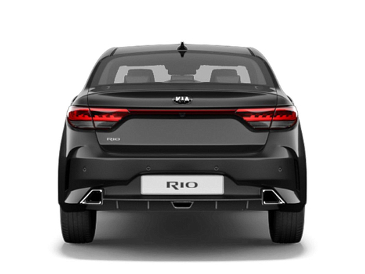 Kia Rio Luxe AV, черный