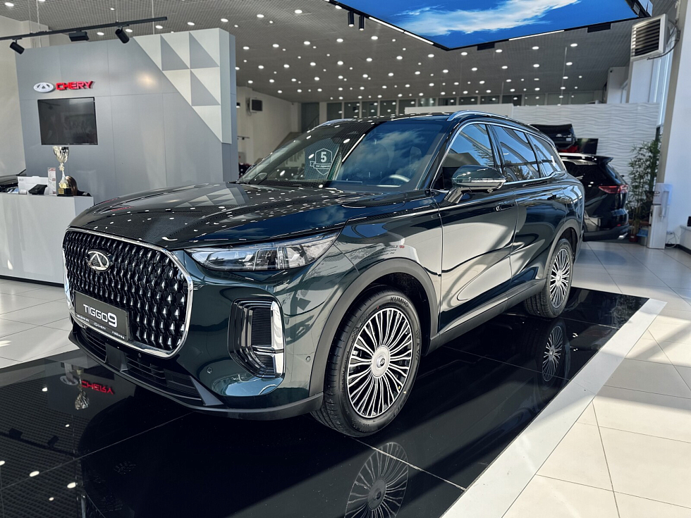 Chery Tiggo 9 Ultra, зеленый