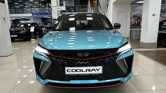 Geely Coolray Exclusive, голубой