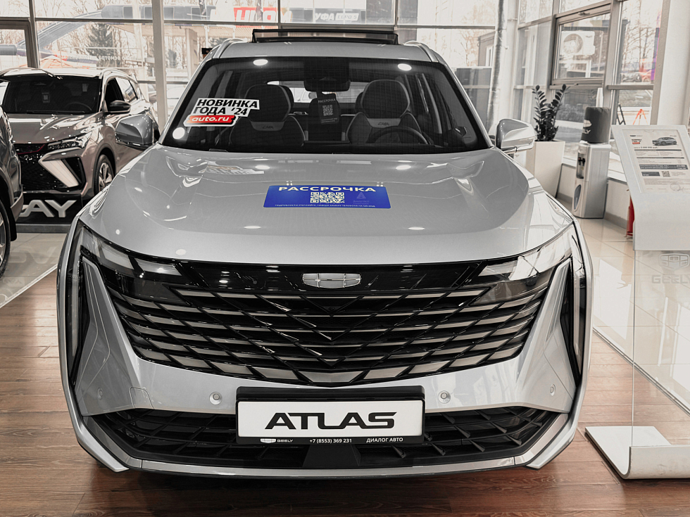 Geely Atlas Flagship, серебряный