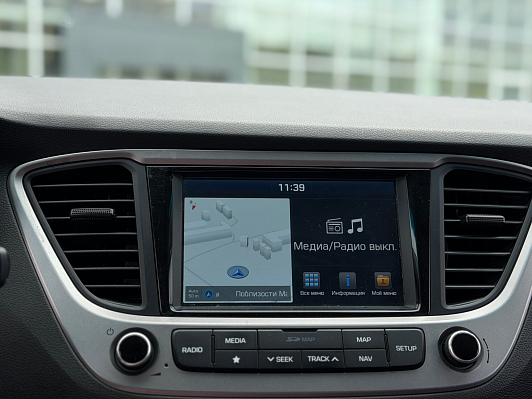 Hyundai Solaris Super Series II + 7” Display Audio, 2017 года, пробег 164209 км