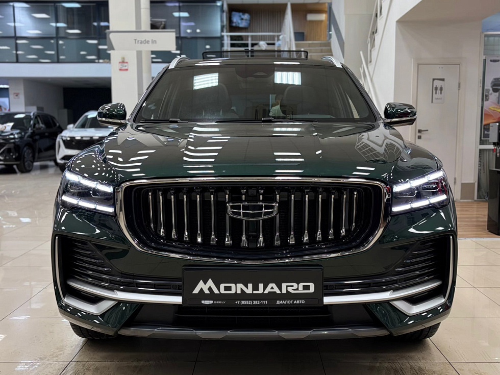 Geely Monjaro Флагман, зеленый