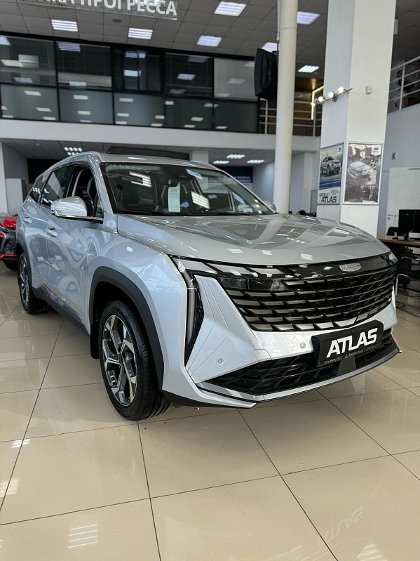 Geely Atlas Флагман, серебряный