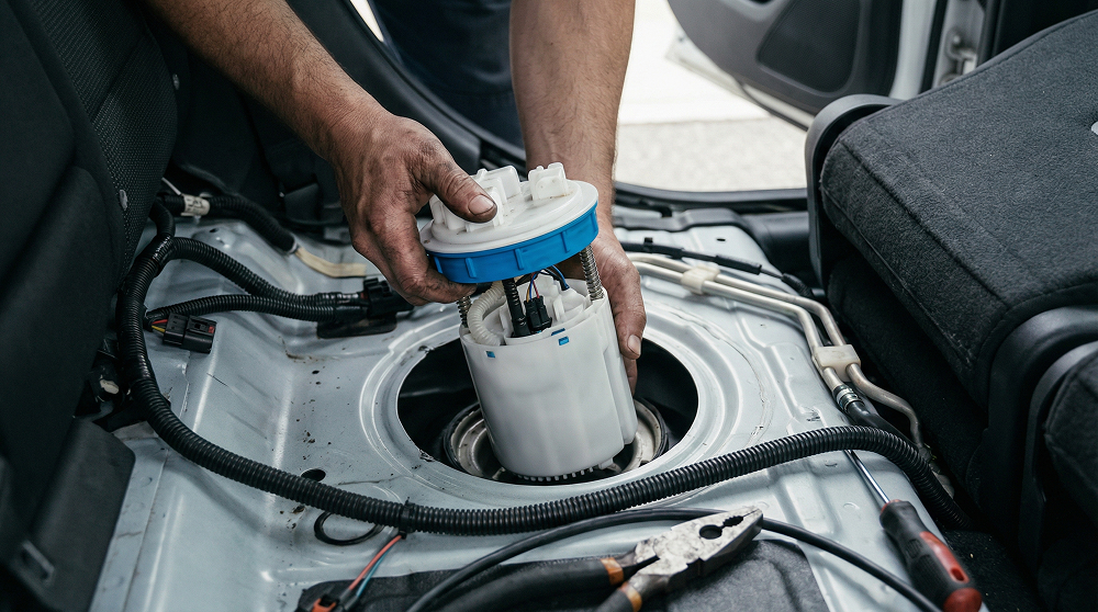 Замена топливного фильтра — фото