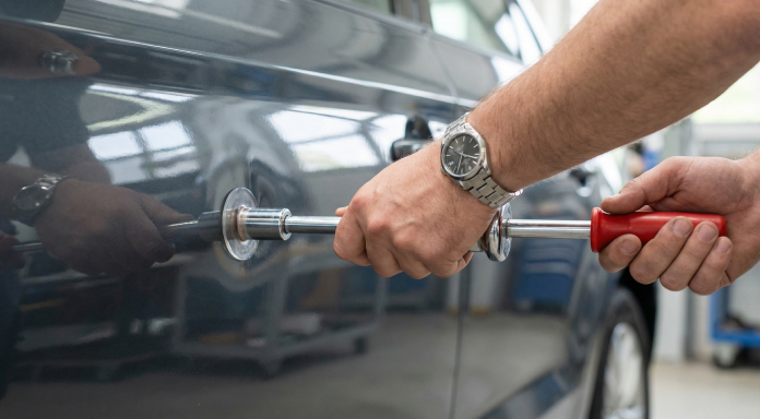 Замена фары в автосервисе Диалог Авто