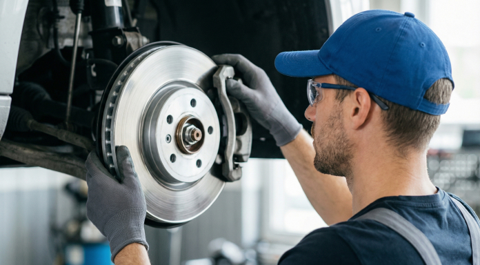 Замена задних тормозных дисков в автосервисе Диалог Авто