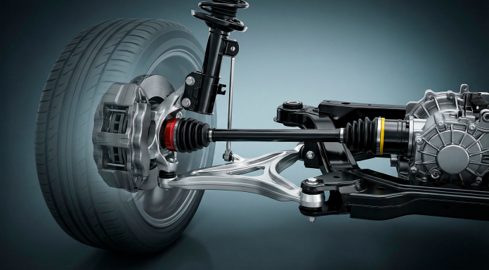 Замена передней стойки амортизатора в автосервисе Диалог Авто